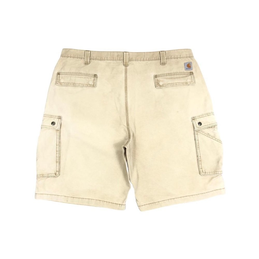 Carhartt Mens Cream and Tan Shorts